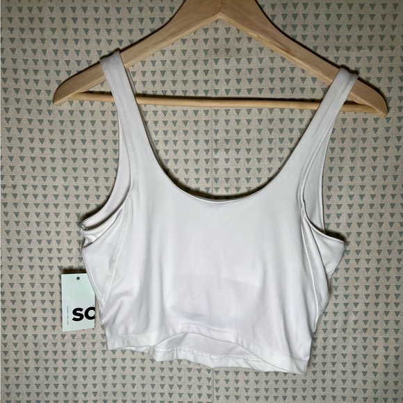 Sonoma NWT White Sporty Tank Size M - Picture 2 of 3